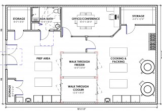 Floor Plan with Naming Opportunities