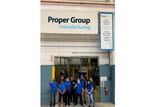 PGM Warren, MI Production Team working 7 days to supply face shields.