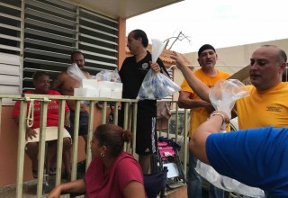 Scientology Volunteer Ministers are helping in Puerto Rico delivering basic necessities.