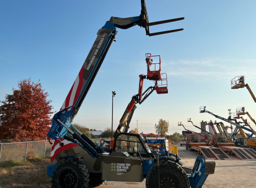 EquipmentShare Unveils Patriotic Telehandler to Support Veterans Organizations Ahead of Veterans Day