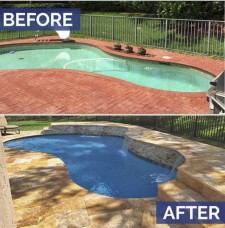 Jupiter pool remodeling