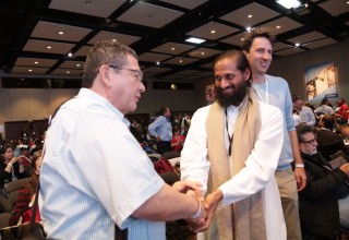 Swami Paramtej Meeting Pablo Catatumbo of FARC