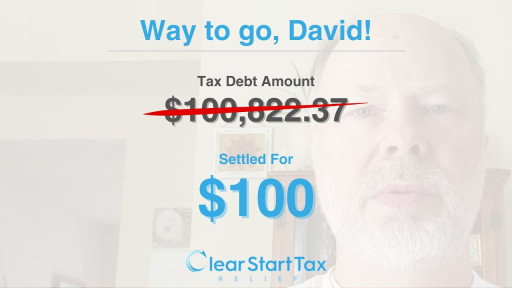 Clear Start Tax Resolves Over $100,000 in IRS Debt for Just $100, Using This IRS Program