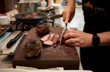 Chefs preparing meal