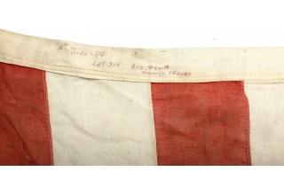 WWII D-DAY INVASION FLOWN FLAG LST 314