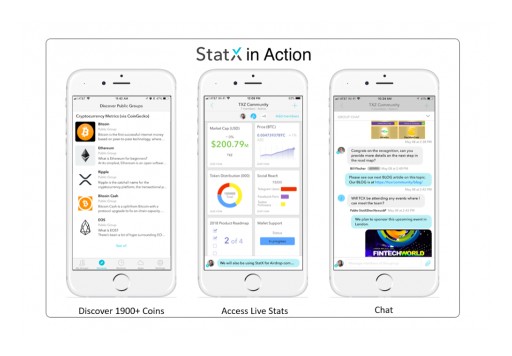 StatX Takes on Telegram With Unique Mobile App for the Crypto and Blockchain Ecosystem. Decred, Zcoin and Other Top Companies Already Onboard