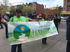 The Church of Scientology Harlem march to raise moral standards in the community