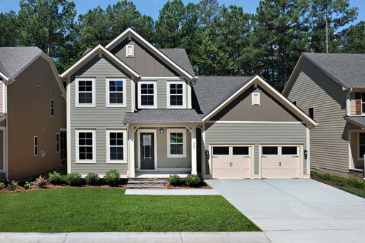 New Housing Development Under Construction in Wake Forest, NC