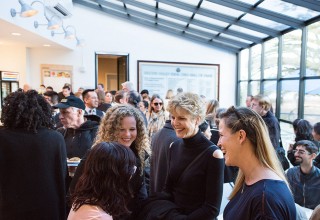 The Church of Scientology of Silicon Valley brims with excitement as Scientologists and their guests tour inside.