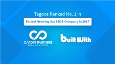 Tagove ranked no. 1 Fastest Growing B2B SaaS Companies in 2017