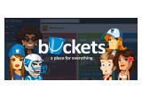 Buckets logo and tagline