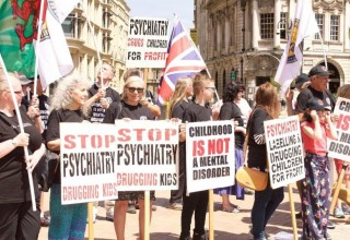 CCHR demonstration against psychiatric abuse