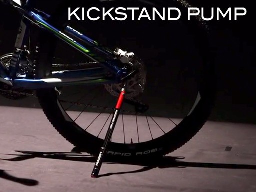 Kickstand Pump Combines the Most Basic Bicycle Accessories into an All-in-one Lightweight Single Kickstand