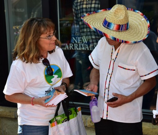 Sharing Happiness at Santa Barbara Old Spanish Days Fiesta