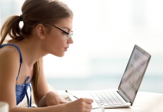 Looking Through A Computer