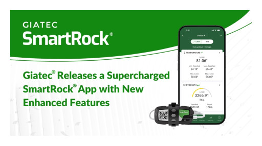 Giatec Releases a Supercharged SmartRock App with New Enhanced Features