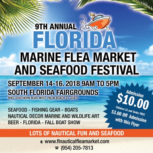 The West Palm Beach Marine Flea Market, Boat Show and Seafood Festival This Weekend