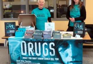 Drug-Free World volunteers brought Truth About Drugs materials to educator conferences to provide them with the materials they need.