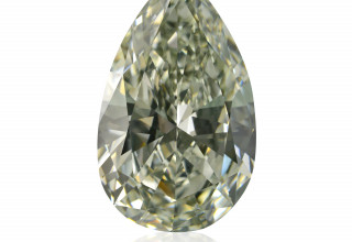 5.41 ct Chameleon Green PS diamond GIA IF