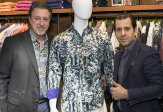 Rosario Cassata  is presented "The Cassata" Limited Edition Shirt by Andrew Berg,Pres. Robert Graham