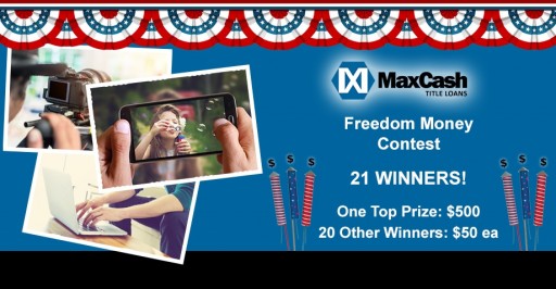 Max Cash Title Loans: Freedom Money Fun and Free 4th of July Contest