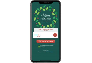 Audio holiday greetings gain traction with environmentally conscious consumers