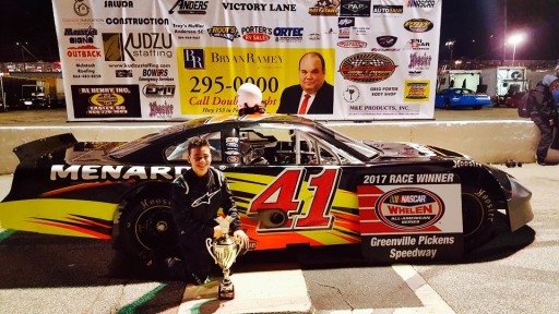 13-Year Old "Races" Into Victory Lane