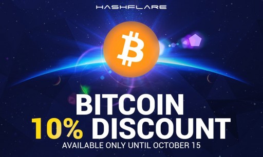 Cheapest Lifetime Bitcoin Cloud Mining Contracts With HashFlare, Ten Percent Discount for One Week Only