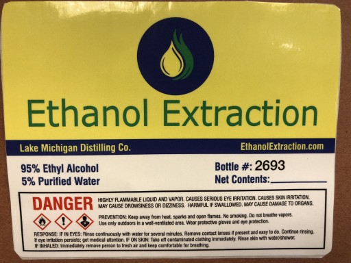 Ethanol Extraction Recalls Alcohol Product Because of Possible Health Risk