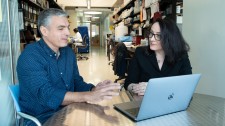 Gladstone Investigators Jorge Palop and Katerina Akassoglou