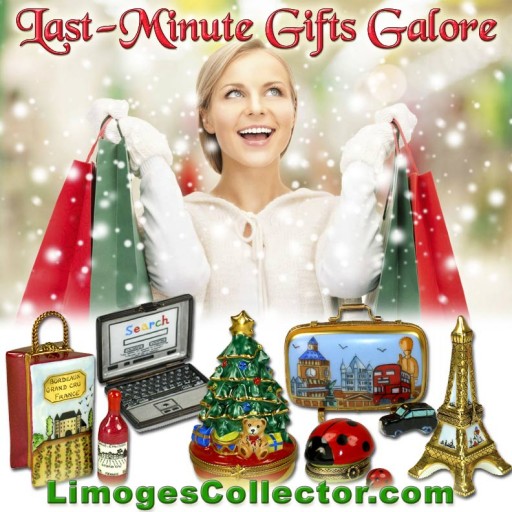 Good News for Last- Minute Shoppers - Luxury Limoges Box Gifts With Super Fast Shipping at LimogesCollector.com