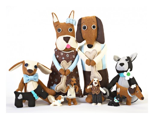 Jennifer D Burrell Launches New Heart Felt Dogs Collection