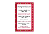 Merry Richards Jewelers - Holiday Shopping Party 2016 - Oakbrook Terrace, Illinois, Glenview, Illinois December 10th and December 17th