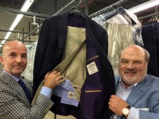 Hardwick Clothes CEO Bruce Bellusci (left) and Chairman Allan Jones (right)