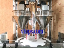 Double Heads Auger Filler