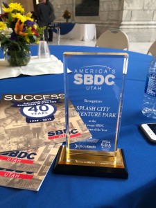 Splash City Adventure Park SBDC Award 2019