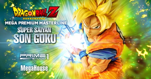 Prime 1 Studio X Mega House Collaboration for the Super Saiyan Son Goku Statue From Dragon Ball Z