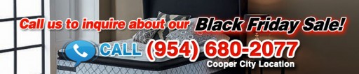 Black Friday Sale: 1/2 Price Mattress Cooper City and Dania Beach - Buy a Top Brand Mattress for Up to 75 Percent Off