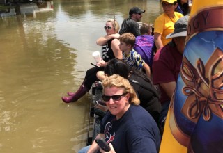 Scientology Volunteer Ministers rescue people stranded by Hurricane Harvey.