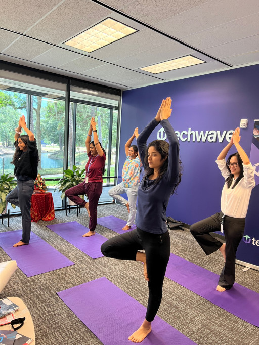 International Yoga Day Celebrations at Techwave