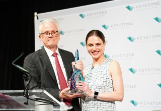 Bianna Golodryga Receives Keystone Leadership Award