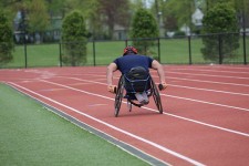 Athletes Receive Bandanas from Wholesale For Everyone While Competing in Burke's 40th Annual Wheelchair Games