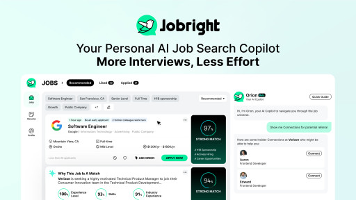 Launching Jobright 1.0: Revolutionizing the Job Search Experience With AI