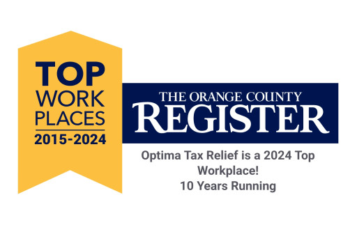 Optima Tax Relief Named Orange County Register Top Workplace for 10th Consecutive Year