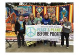 SACRAMENTO WILPF makes a colorful demand