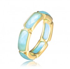 18k Gold Plated Blast Statement Ring