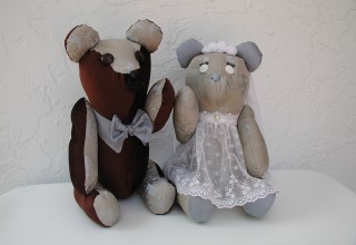 Wedding Couple Teddy Bears