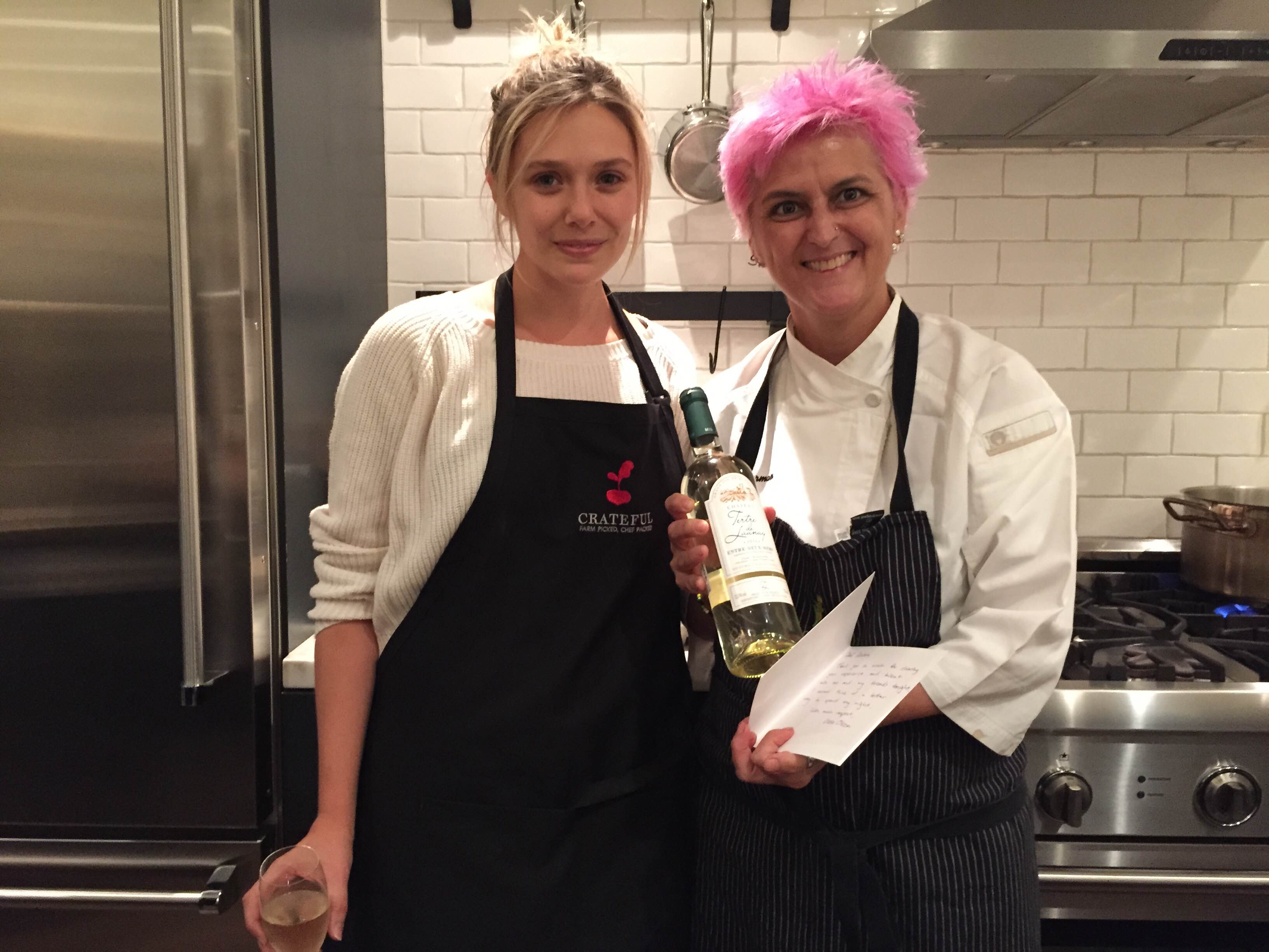 Elizabeth Olsen Enjoys a Private Cooking Class With Italian Michelin Star  Chef | PressRelease.com