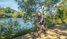 Riding along the Potomac River