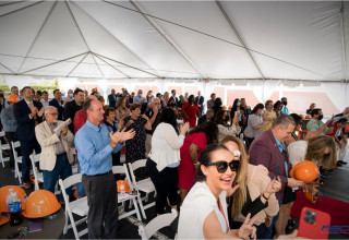 Groundbreaking Ceremony Crowd